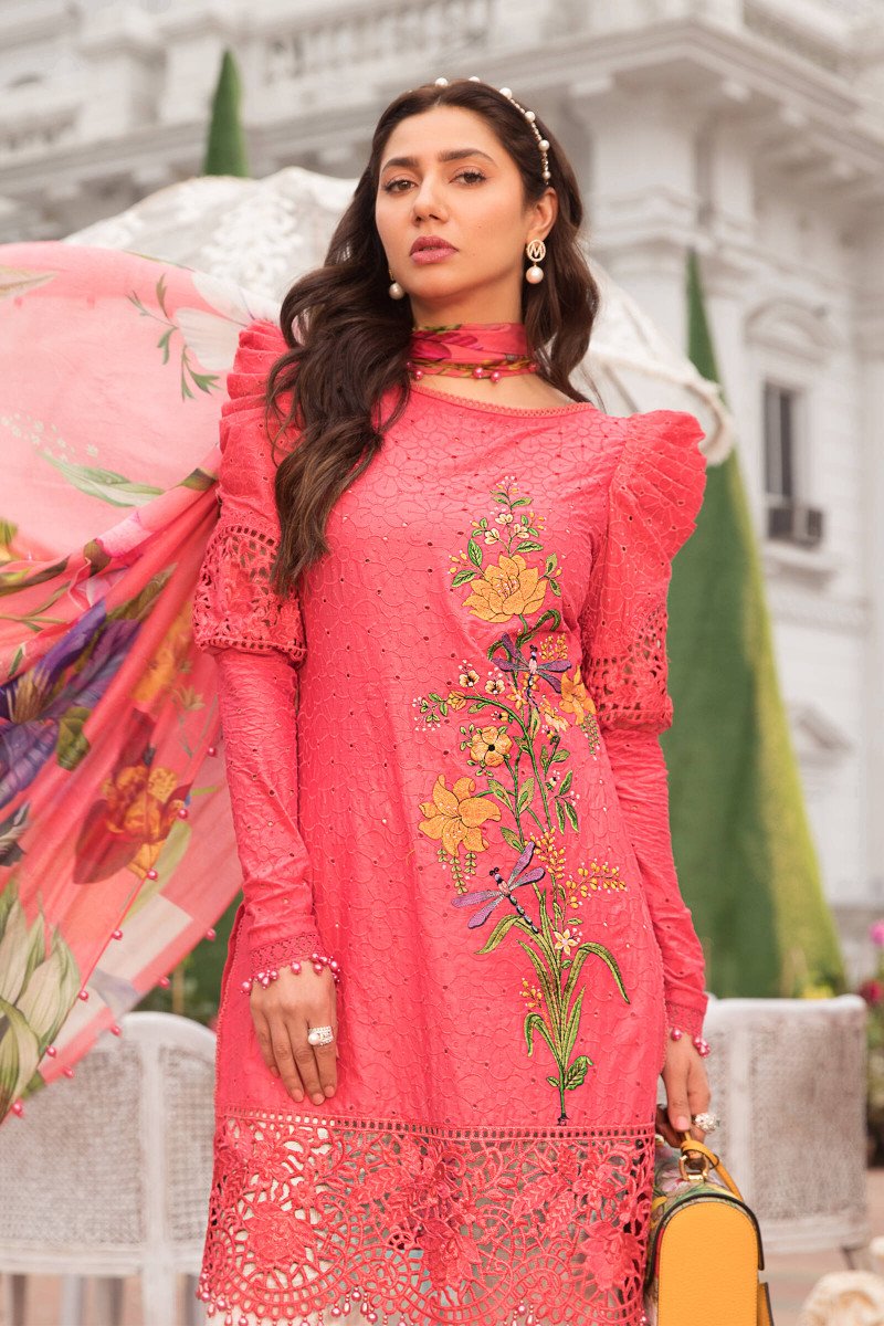 D22-07-A | Maria B | Unstitched Luxury Lawn Collection 2022