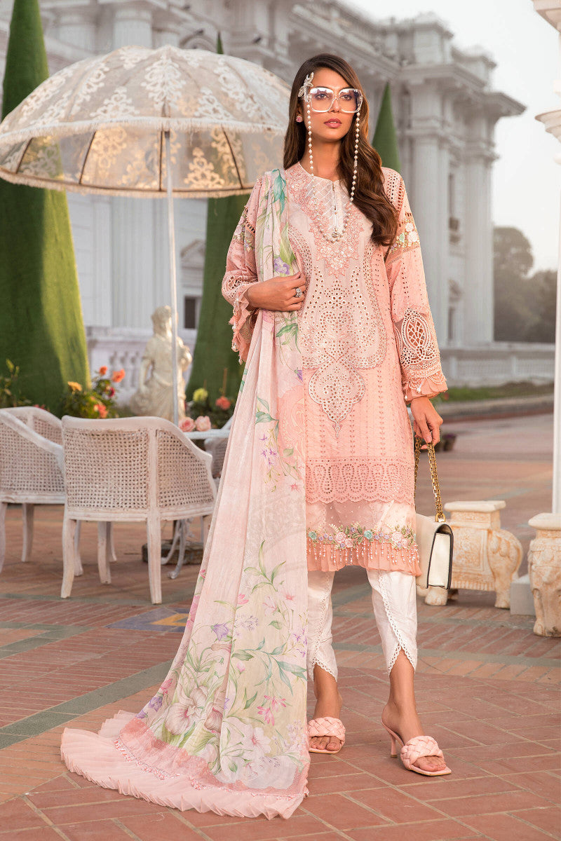 D22-10-A | Maria B | Unstitched Luxury Lawn Collection 2022