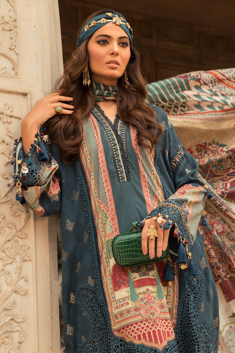 D22-13-A | Maria B | Unstitched Luxury Lawn Collection 2022
