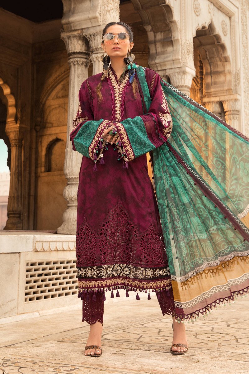 D22-14-B | Maria B | Unstitched Luxury Lawn Collection 2022