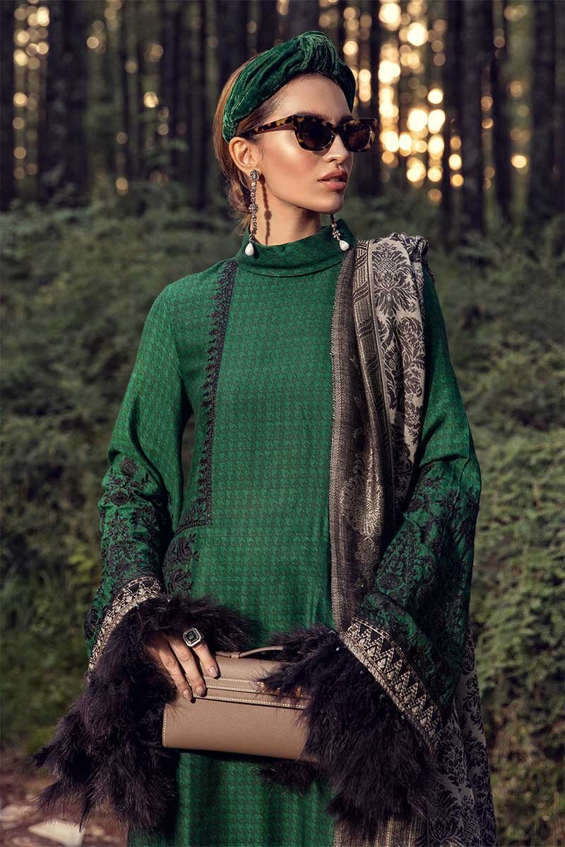 DL712-Emerald Green (Maria B - Linen - La Vie Luxe)