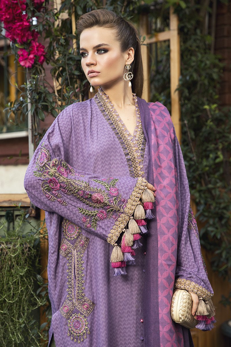 DL-03-Lilac | Maria.B | Unstitched Linen | Winter/Fall 2020