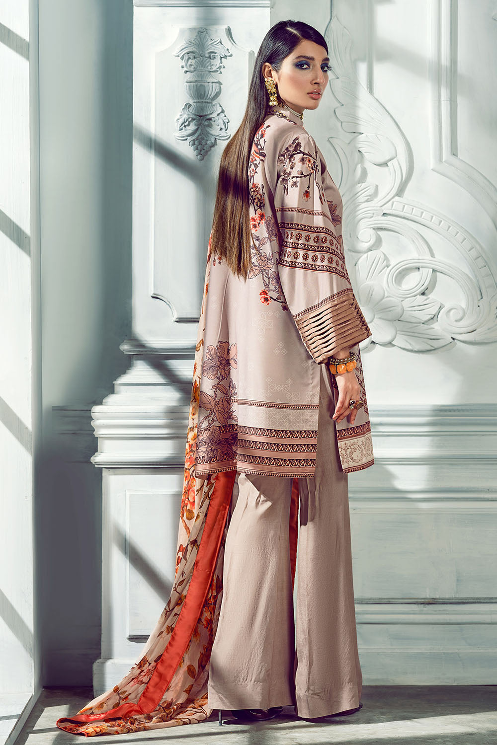 DGS-102 | GulAhmed | Lamis Digital Printed Satin Collection 2021