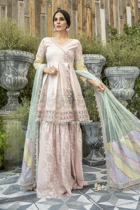 EL-20-03-Peach and Chata Patti | Maria.B. | Eid Lawn Collection 2020