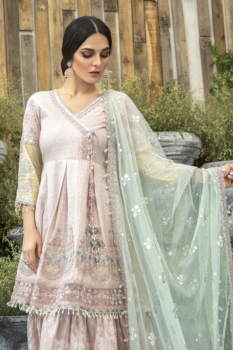 EL-20-03-Peach and Chata Patti | Maria.B. | Eid Lawn Collection 2020