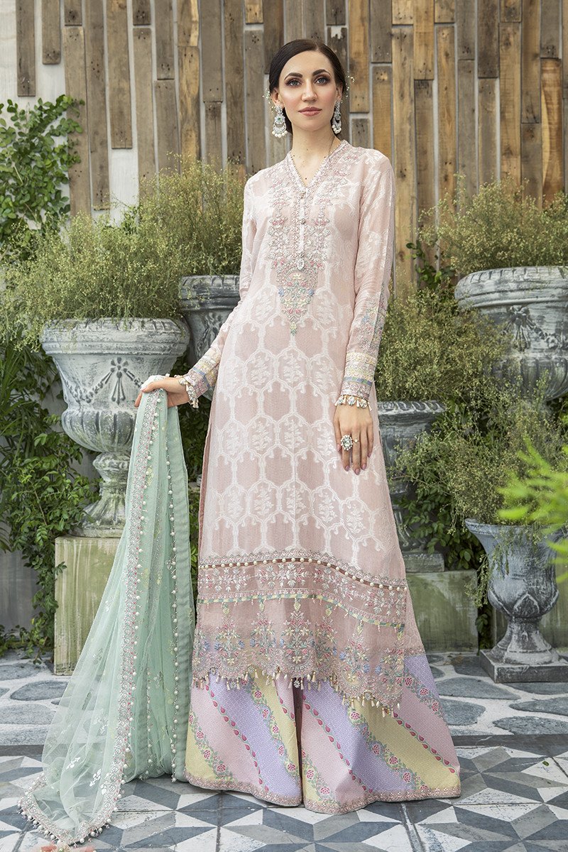EL-20-03-Peach and Chata Patti | Maria.B. | Eid Lawn Collection 2020
