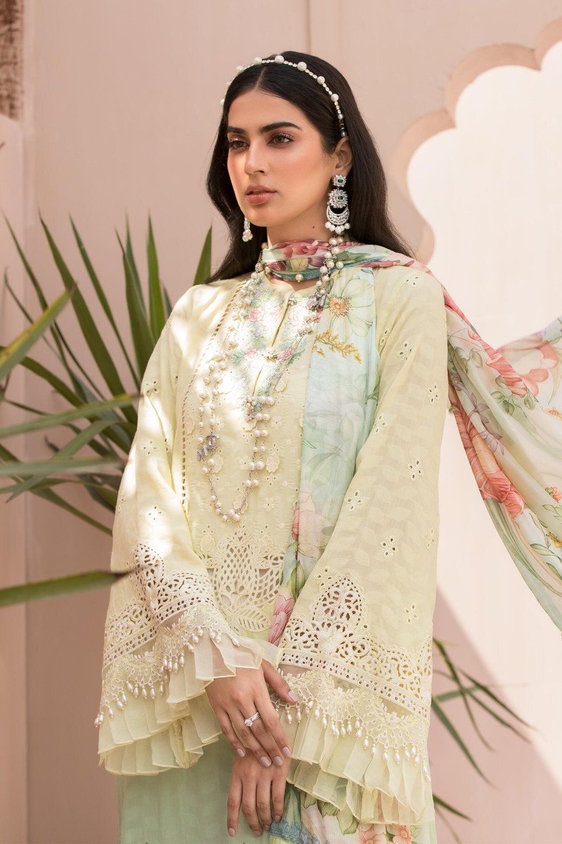 EL-21-02- Yellow | Maria B Eid Lawn Collection 2021