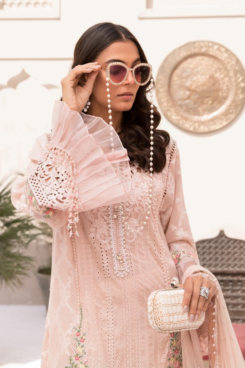 EL-21-06 - Nude Pink | Maria B Eid Lawn Collection 2021