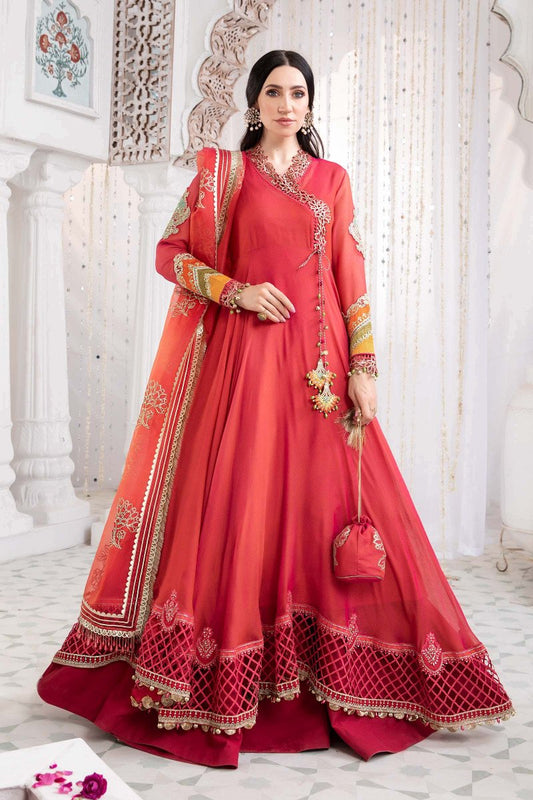 EL - 22 - 01 - Fuschia Pink | Maria B | Eid Lawn Collection 2022