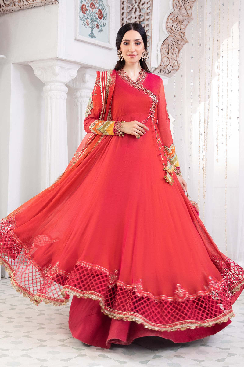 EL - 22 - 01 - Fuschia Pink | Maria B | Eid Lawn Collection 2022