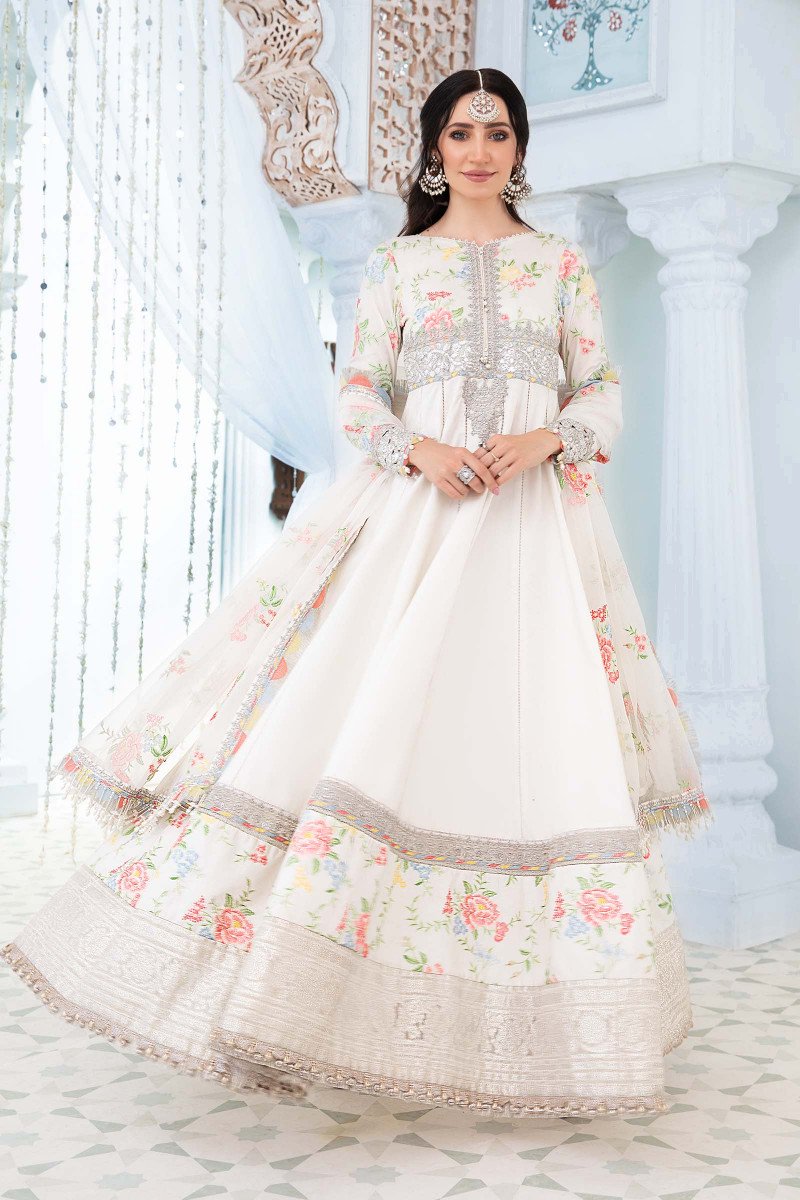 EL - 22 - 02 - White | Maria B | Eid Lawn Collection 2022