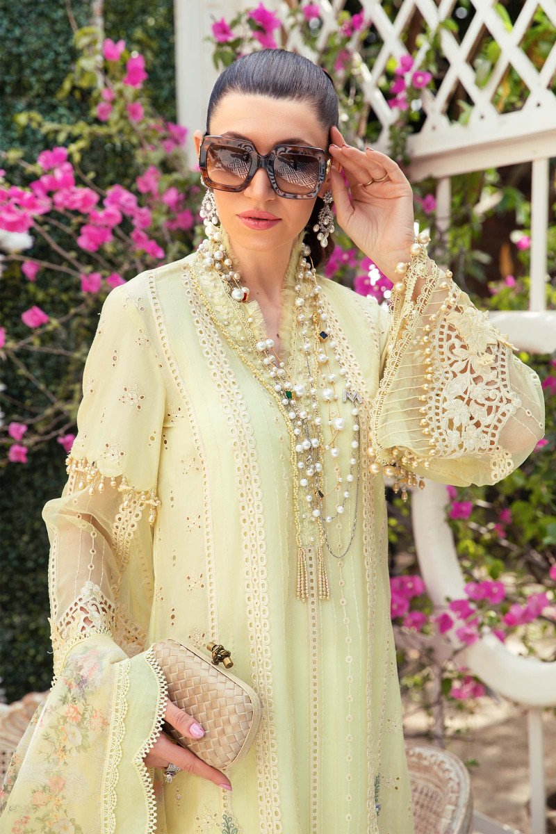 EL - 22 - 04 - Yellow | Maria B | Eid Lawn Collection 2022