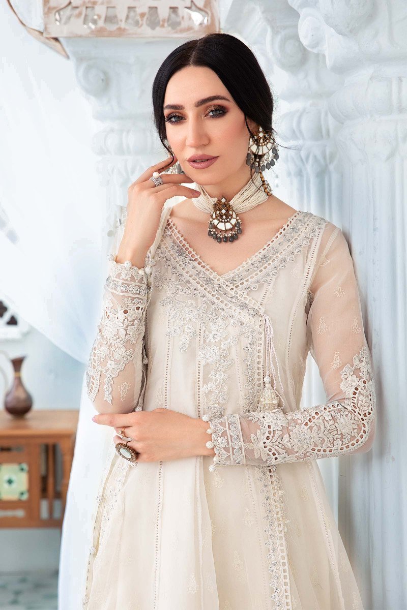 EL - 22 - 10 - Offwhite | Maria B | Eid Lawn Collection 2022