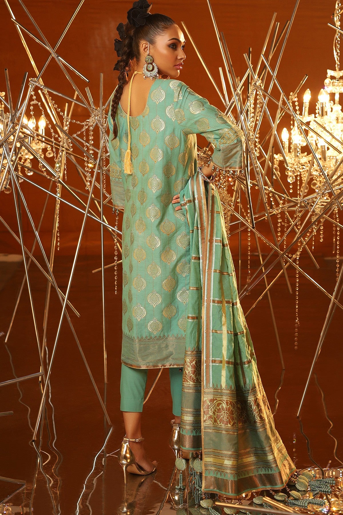 FC-01A-20-Ferozi | ALKARAM | Festive Collection' 20
