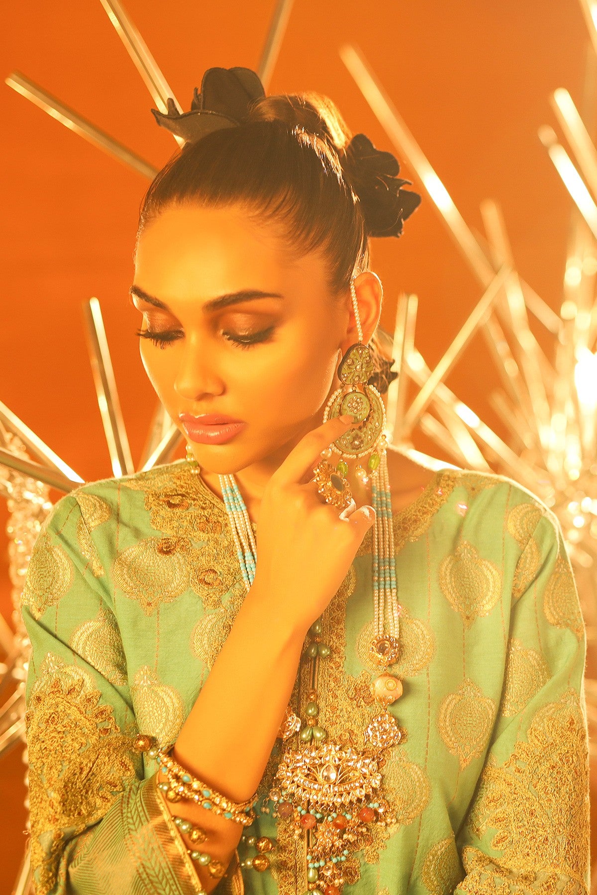 FC-01A-20-Ferozi | ALKARAM | Festive Collection' 20