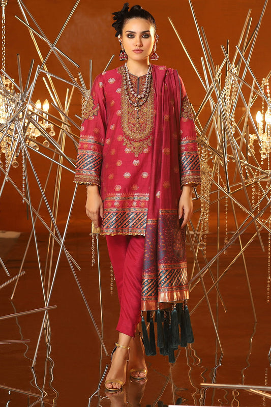 FC-04A-20-Magenta | ALKARAM | Festive Collection' 20