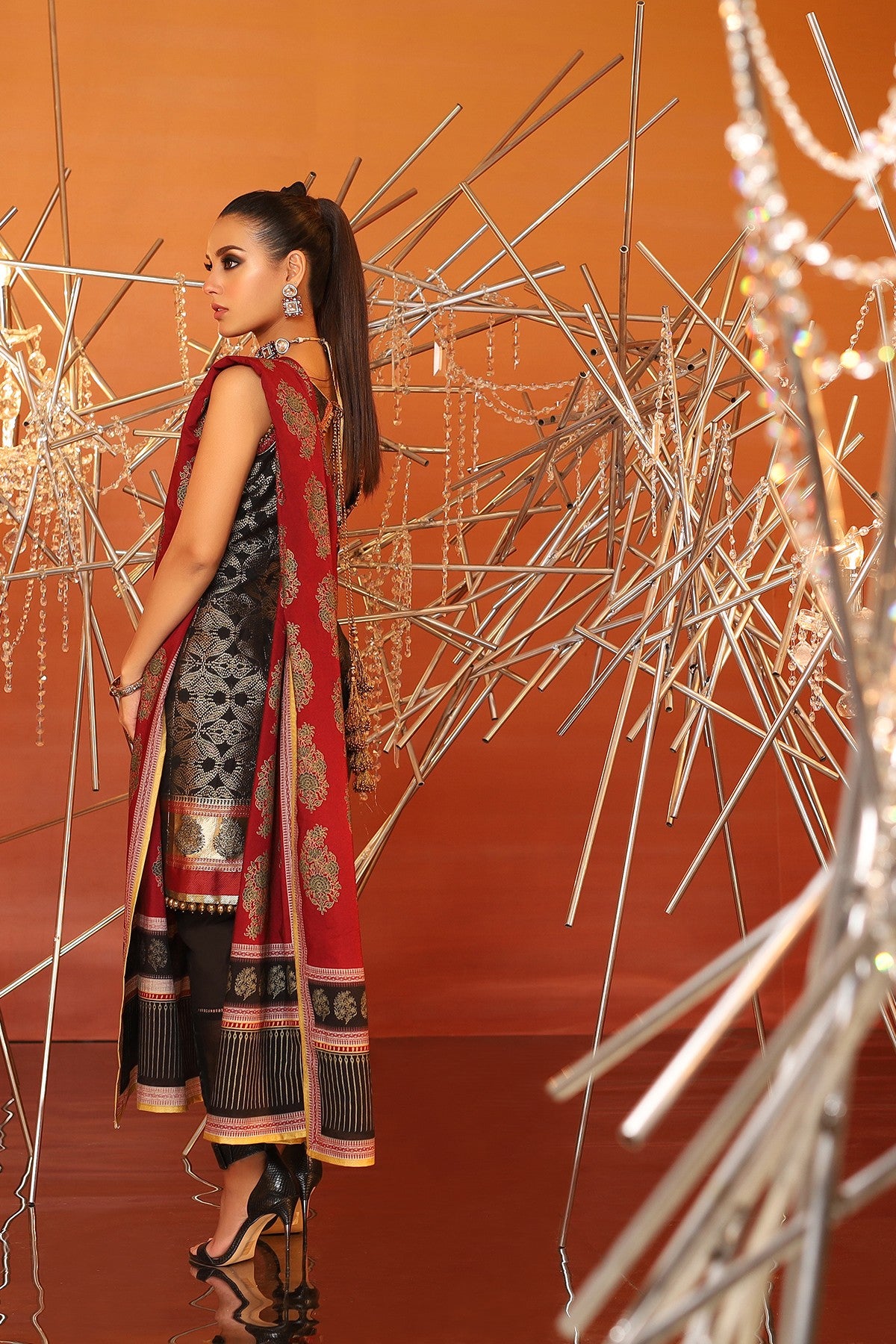 FC-05B-20-Black | ALKARAM | Festive Collection' 20