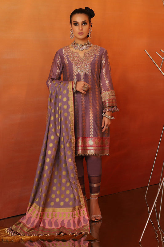 FC-06B-20-Purple | ALKARAM | Festive Collection' 20