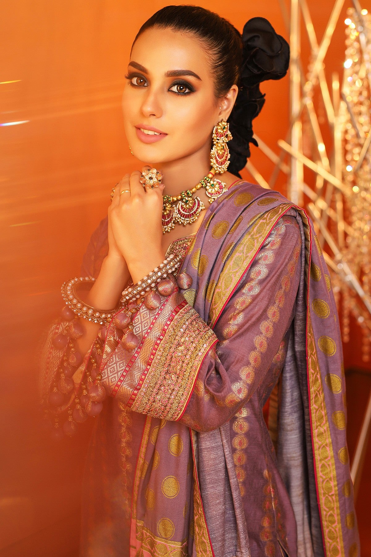 FC-06B-20-Purple | ALKARAM | Festive Collection' 20