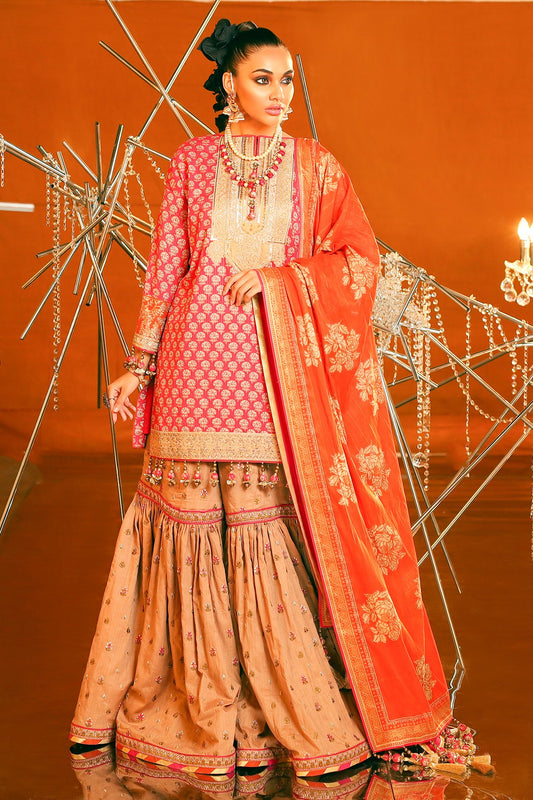 FC-07C-20-Pink | ALKARAM | Festive Collection' 20