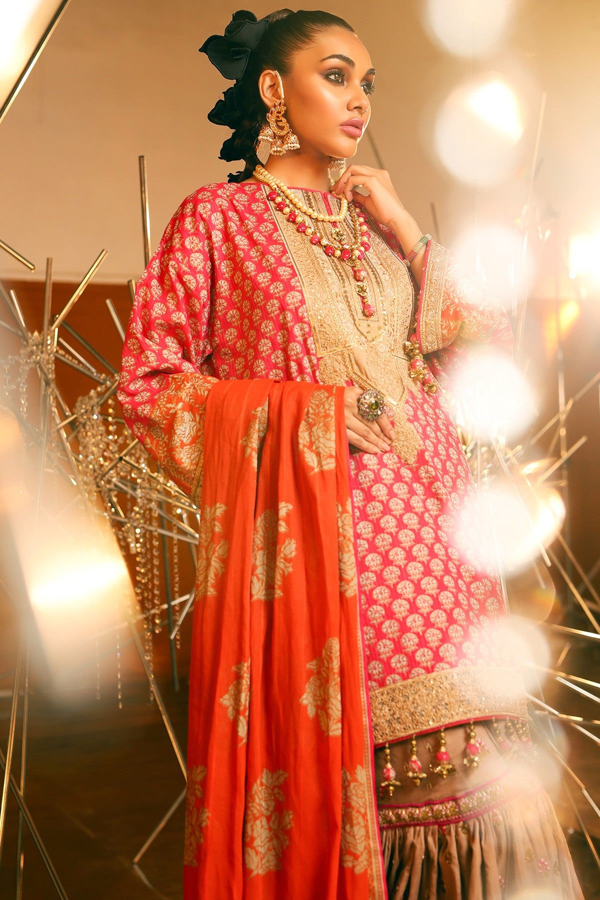 FC-07C-20-Pink | ALKARAM | Festive Collection' 20