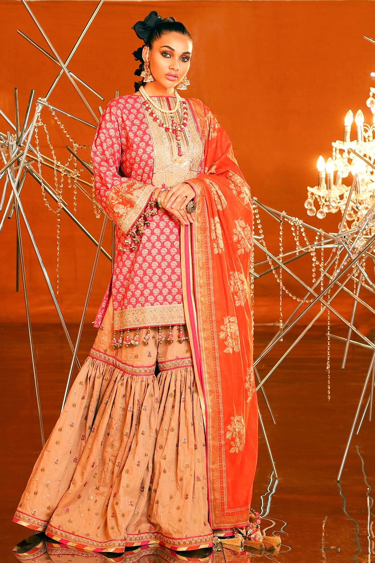FC-07C-20-Pink | ALKARAM | Festive Collection' 20