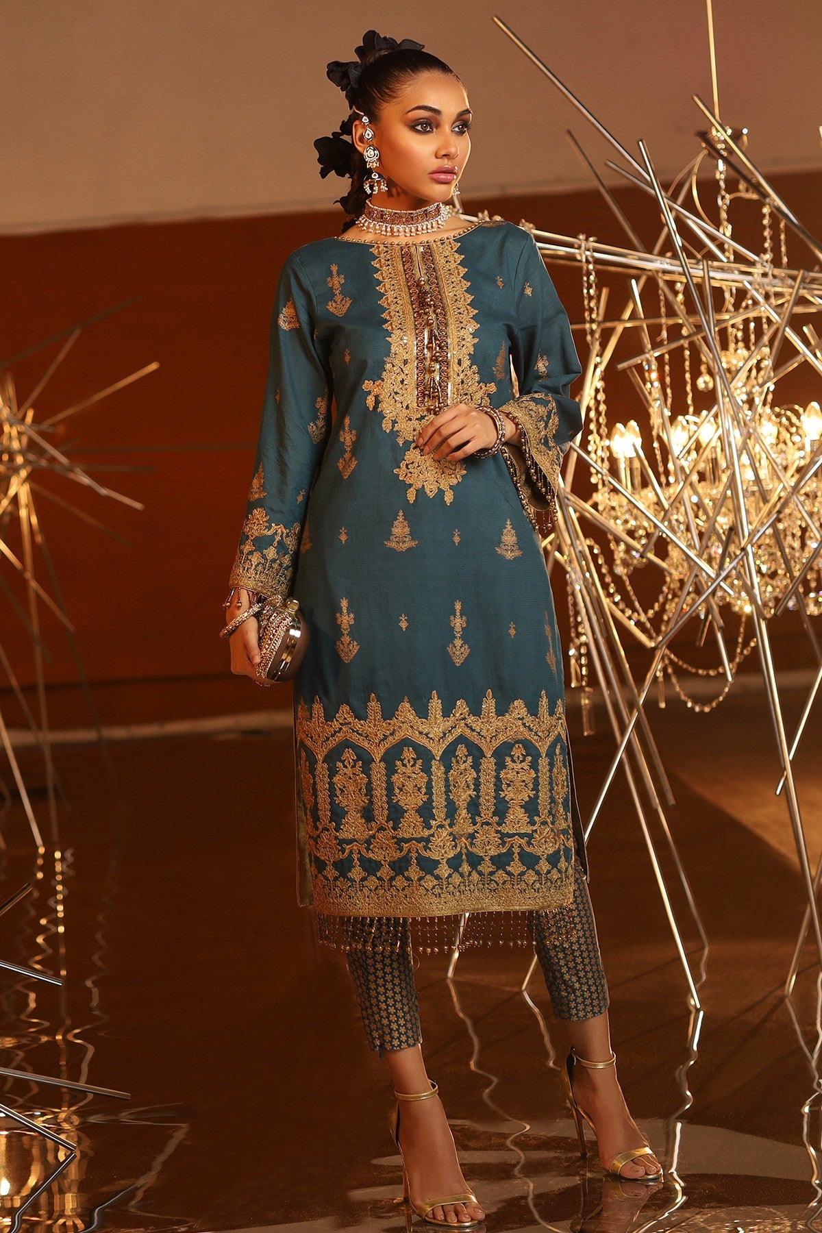 FC-16G-20-Dark Blue | ALKARAM | Festive Collection' 20