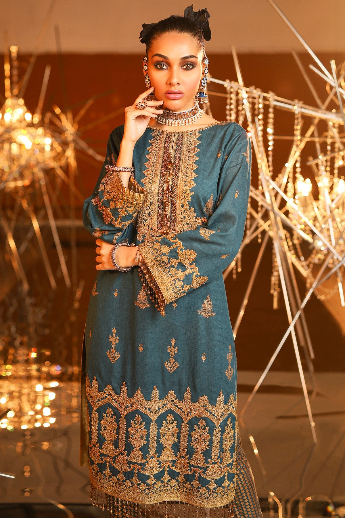 FC-16G-20-Dark Blue | ALKARAM | Festive Collection' 20