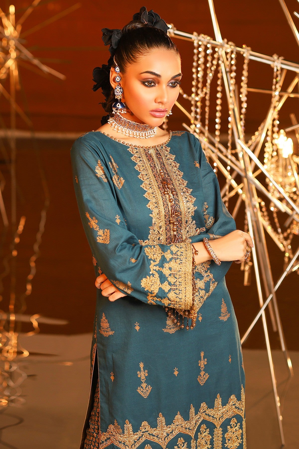 FC-16G-20-Dark Blue | ALKARAM | Festive Collection' 20