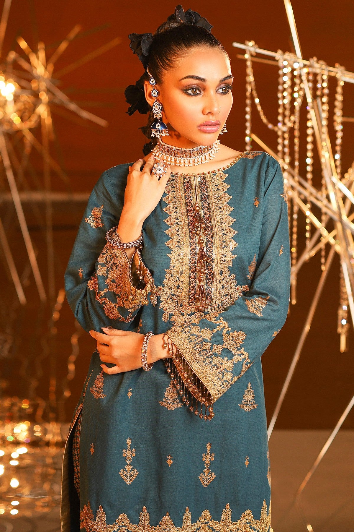 FC-16G-20-Dark Blue | ALKARAM | Festive Collection' 20