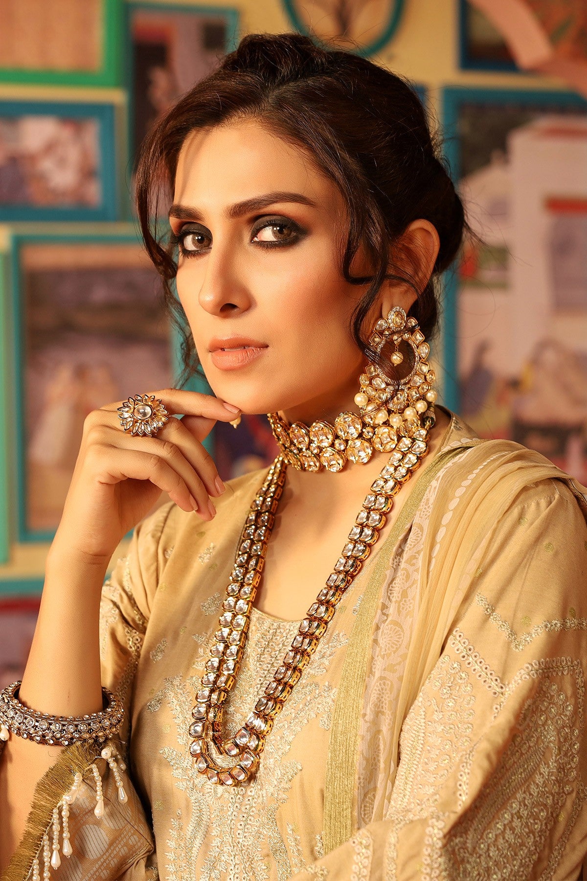 FC-W7D-19-Beige (Alkaram Festive Collection Volume III)