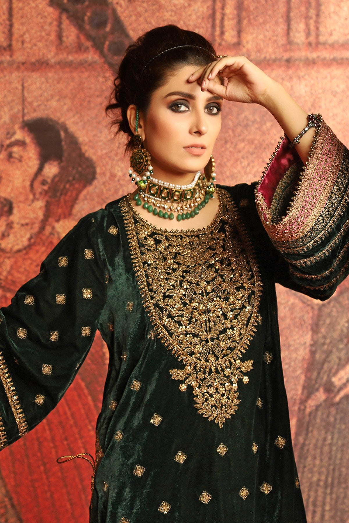 FC-W9E-19-Green (Alkaram Festive Collection Volume III)