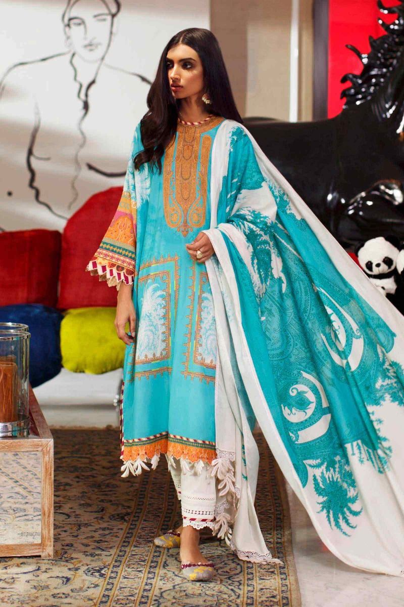 H201-013B-G | Sana Safinaz | Mahay Summer Lawn 2020