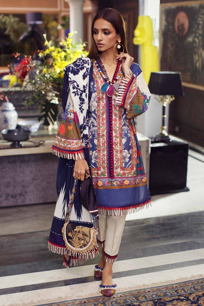 H201-015B-G | Sana Safinaz | Mahay Summer Lawn 2020