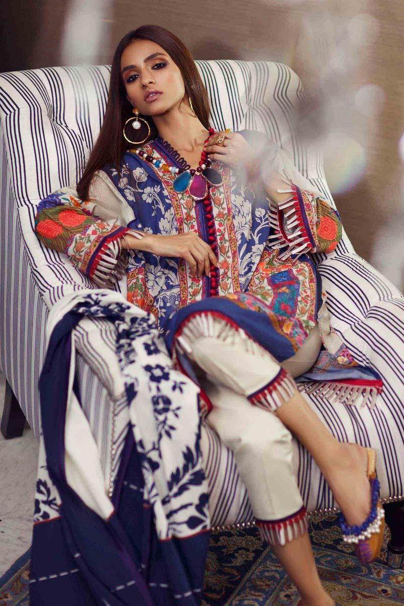 H201-015B-G | Sana Safinaz | Mahay Summer Lawn 2020
