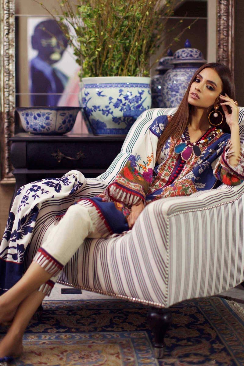 H201-015B-G | Sana Safinaz | Mahay Summer Lawn 2020