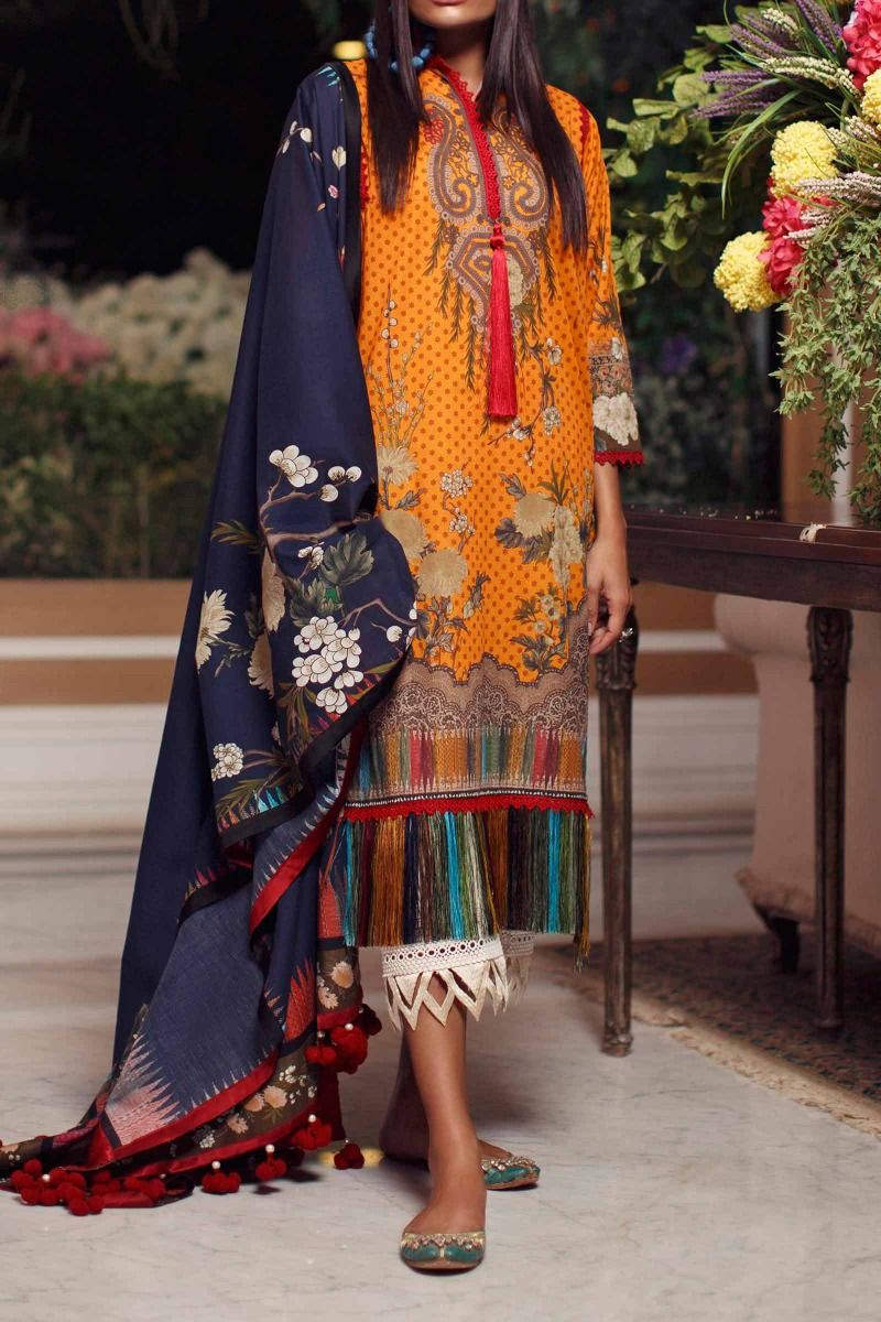 H201-005B-G | Sana Safinaz | Mahay Summer Lawn 2020