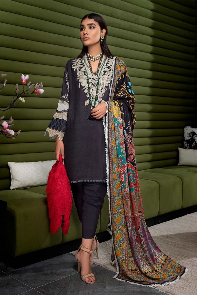 H202-0010A-CG | Sana Safinaz | Mahay Winter'20