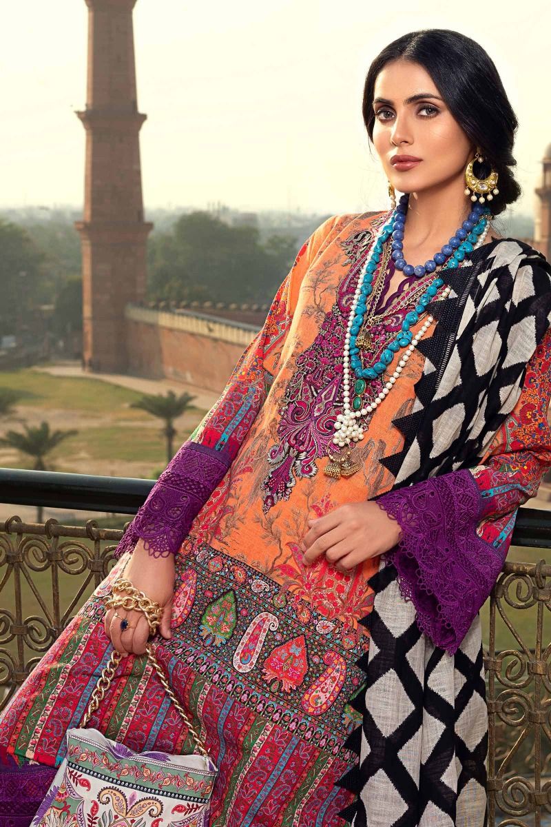 H202-01A-BQ | Sana Safinaz | Mahay Winter'20