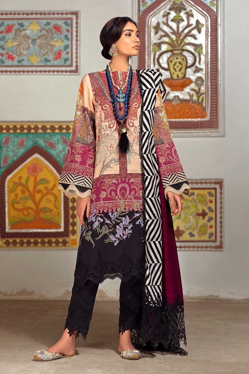 H202-02B-Q | Sana Safinaz | Mahay Winter'20