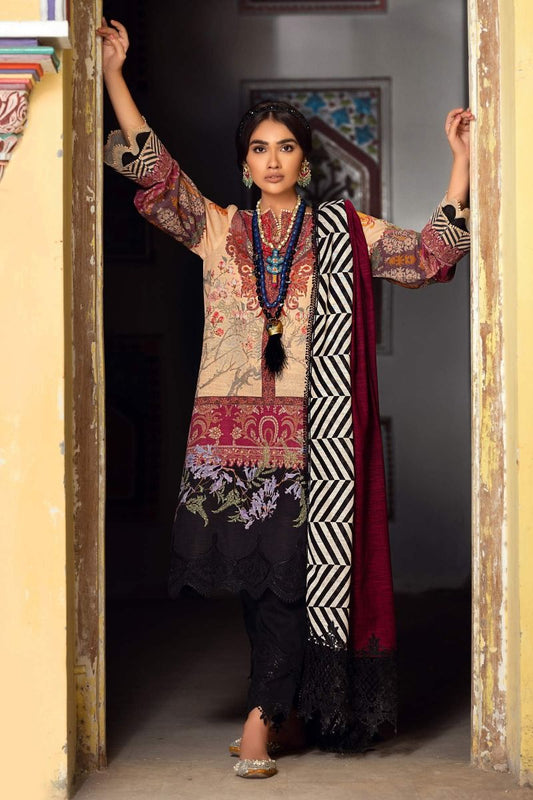 H202-02B-Q | Sana Safinaz | Mahay Winter'20