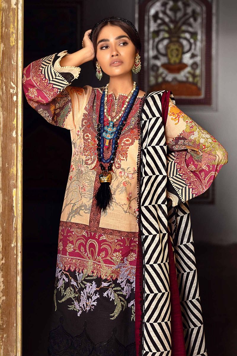 H202-02B-Q | Sana Safinaz | Mahay Winter'20