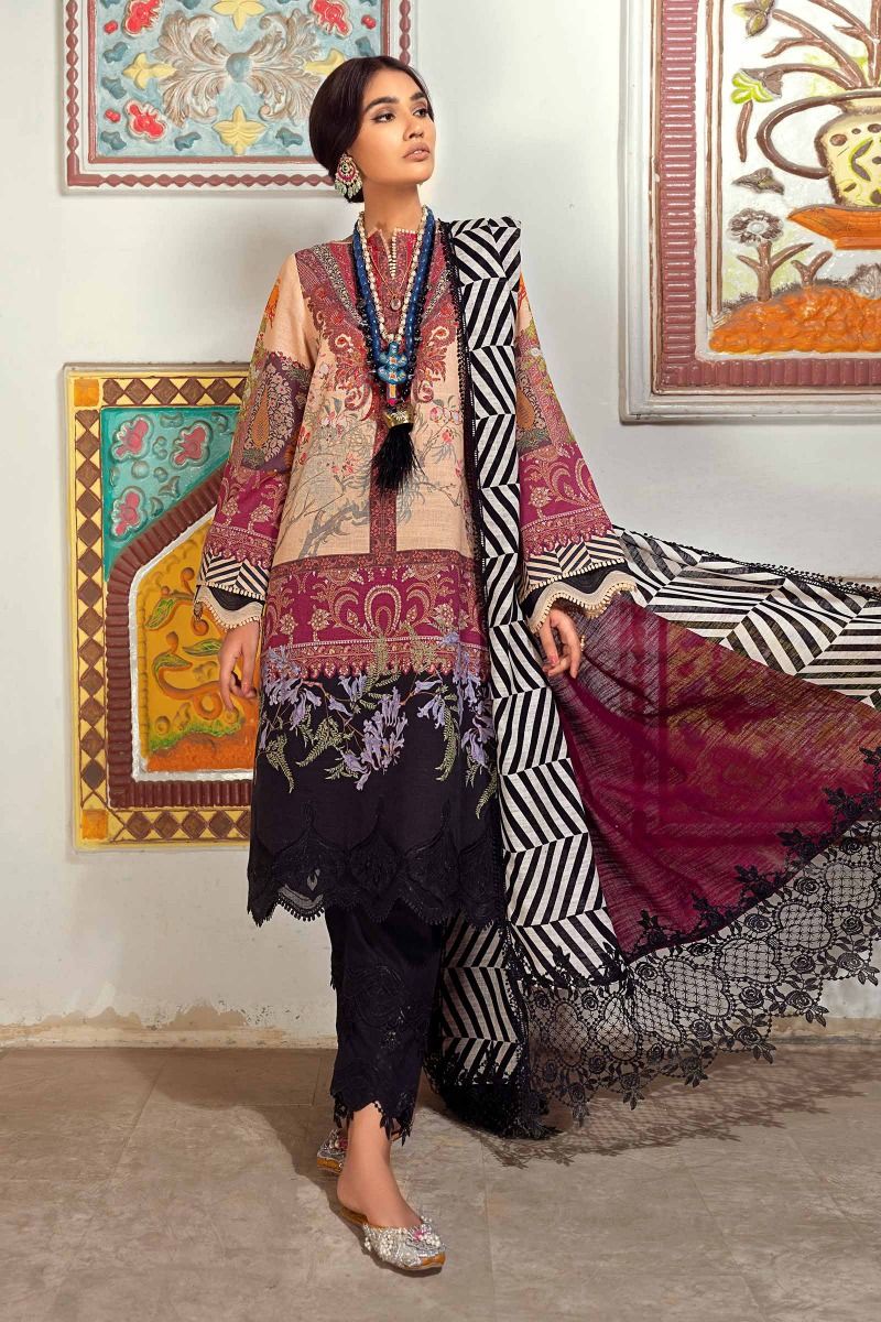 H202-02B-Q | Sana Safinaz | Mahay Winter'20
