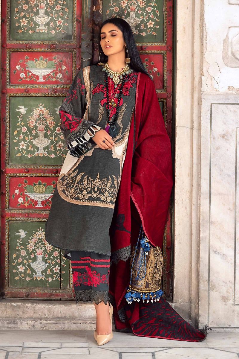 H202-05A-CQ | Sana Safinaz | Mahay Winter'20