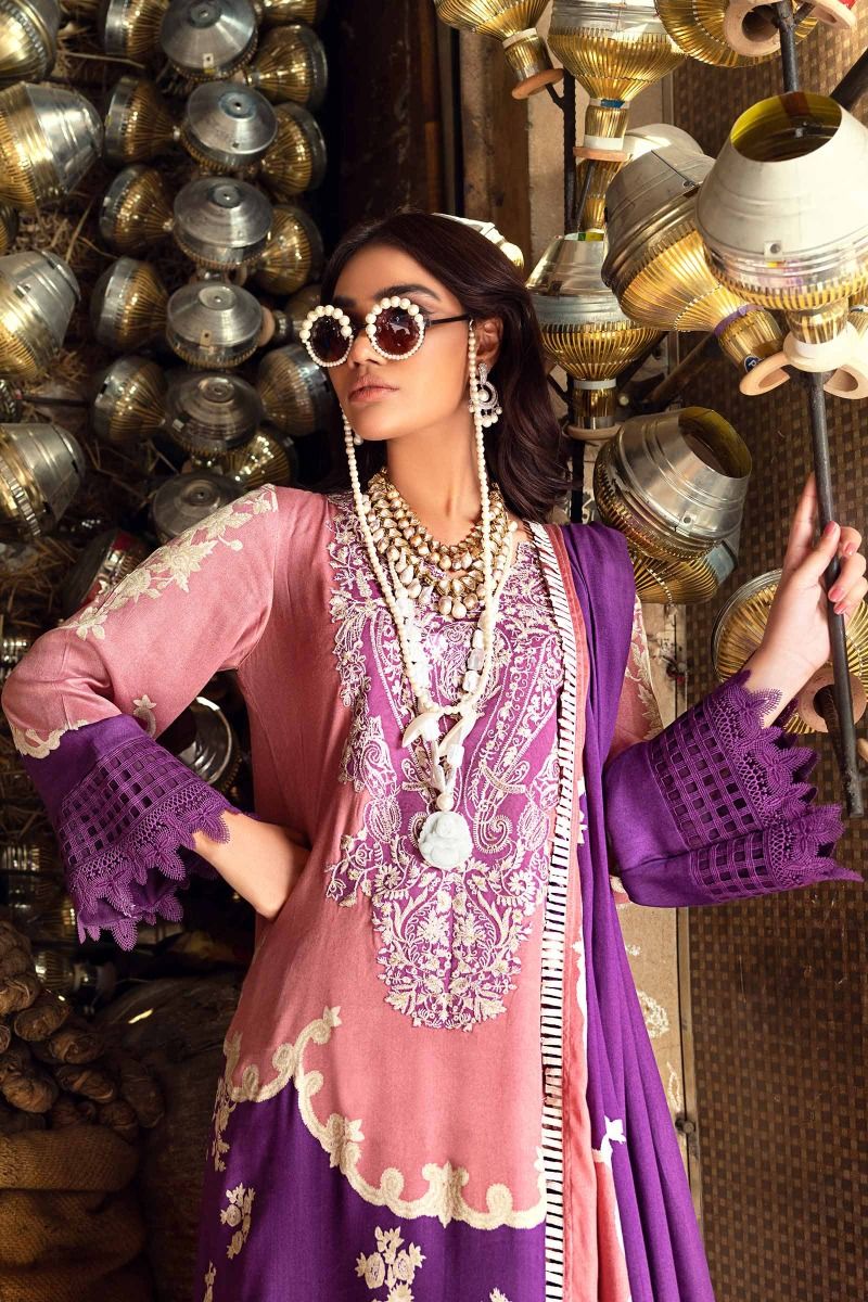 H202-07B-BG | Sana Safinaz | Mahay Winter'20