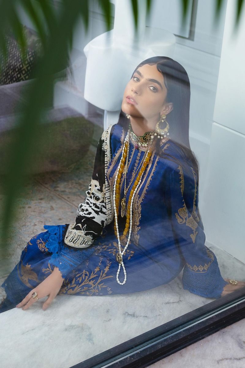 H202-08B-CG | Sana Safinaz | Mahay Winter'20