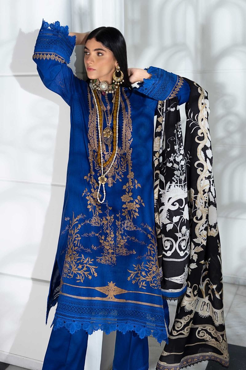 H202-08B-CG | Sana Safinaz | Mahay Winter'20
