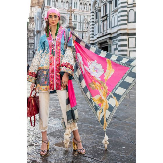 Cinese 12-B (3Pc) Sana Safinaz Luxury Lawn