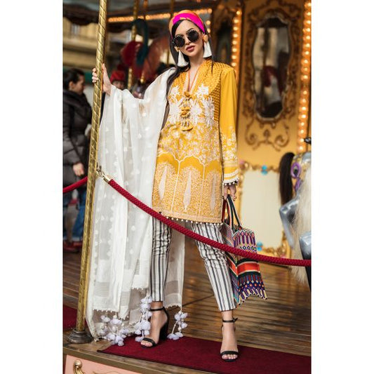 Zafferano 4-B (3Pc) Sana Safinaz Luxury Lawn