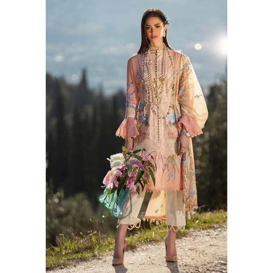 Pesca 6-A (3Pc) Sana Safinaz Luxury Lawn